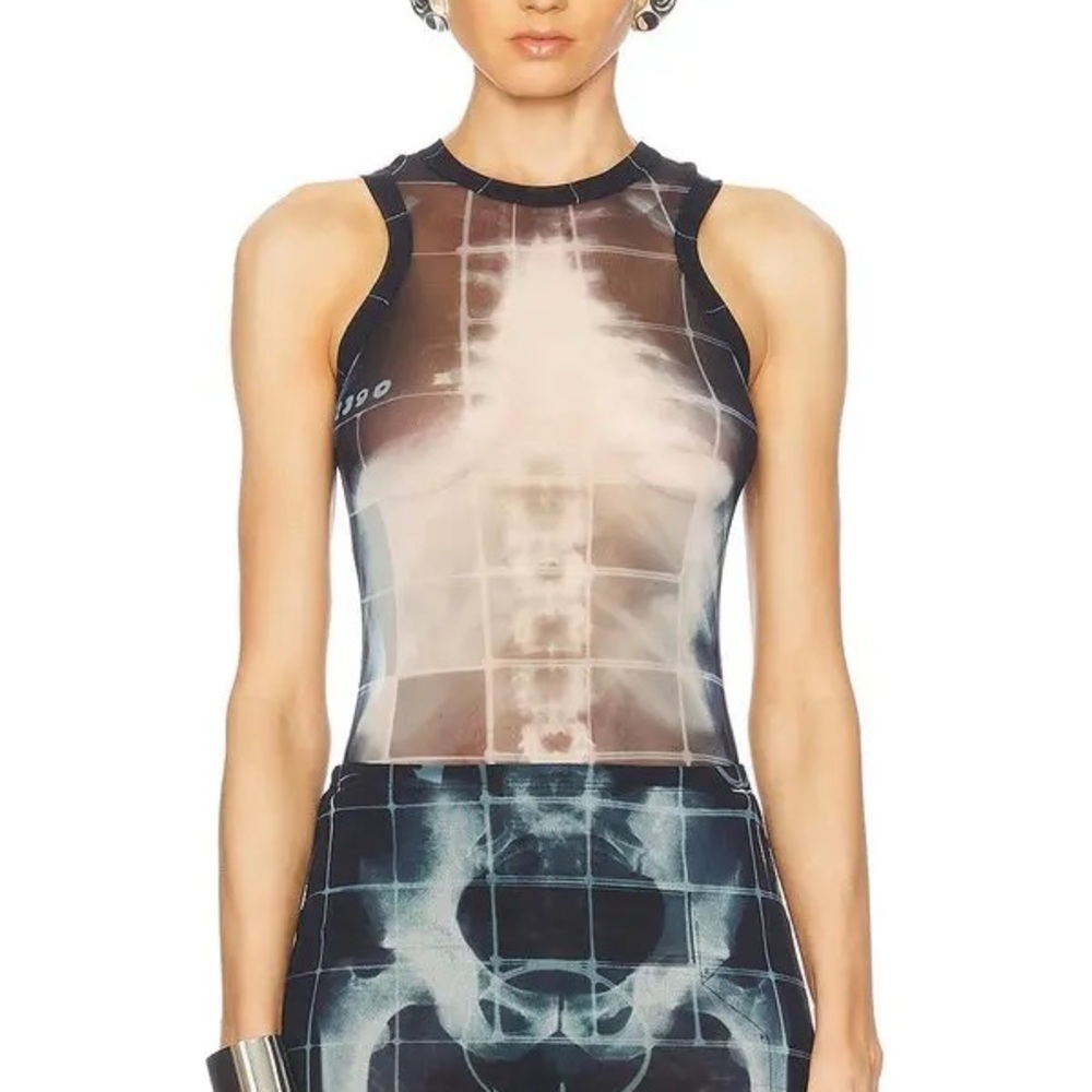 JEAN PAUL GAULTIER Squeletor Bodysuit